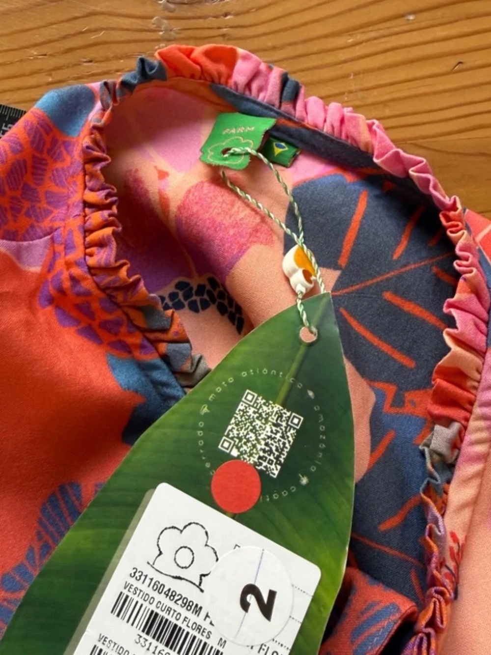 NWT's Farm Rio Dress - Picture 5 of 7